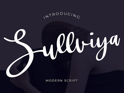 Sullviya Modern Script Font