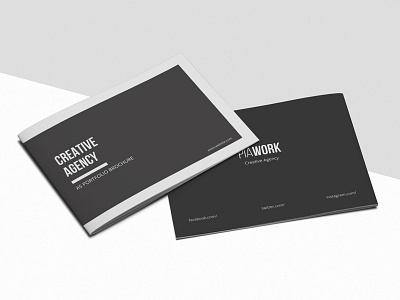 Creative Agency brochure creative agency giantdesign indesign minimal photography portfolio print website