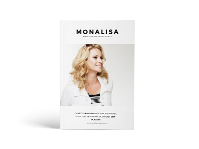 Monalisa Magazine ads advert giantdesign indesign magazine print template