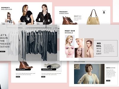 Fashion Lookbook Google Slides Template