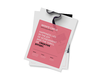 Monte Carlo Creative Agency Brochure