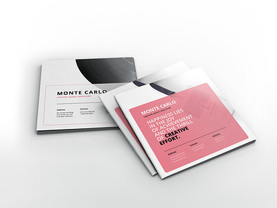 Monte Carlo Creative Agency Brochure agency brochure clients creative design flat graphicdesign indesign minimal portfolio powerpoint presentation project proposal seo template website