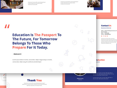 Academia Education Google Slides Template academic campus college education faculty learning lecture majoring school student study teacher university