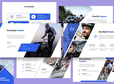 Cyclope - Bicycle Keynote Template bicycle bike biking competition cycle cycling fitness healthy keynote mountain powerpoint presentation ride road sport transport vehicle