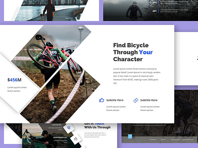 Cyclope - Bicycle Google Slides Template