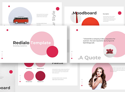 Redialo - Brand Guideline Keynote blogging book brand branding brochure catalog fashion guide guidelines keynote manual mood board nude nuetral pitch deck powerpoint pptx presentation style visual style