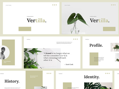 Vertilla-Brand Guideline Powerpoint blogging book brand branding brochure catalog fashion guide guidelines manual mood board nude nuetral pitch deck powerpoint pptx presentation style visual style