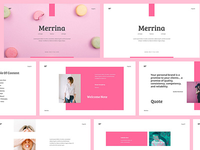 Merrina - Brand Guideline Powerpoint