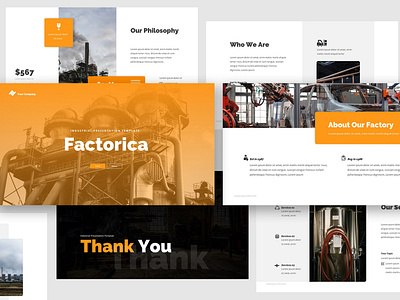 Factory & Industrial Keynote business corporate engineering factory industry keynote labor laborer machine manufacture manufacturing powerpoint presentation production steel technology