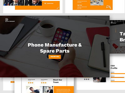 Phone Sparepart Google Slides business cleaner cleaning company profile household housework keynote maid pitchdeck powerpoint presentation proposal service template worker