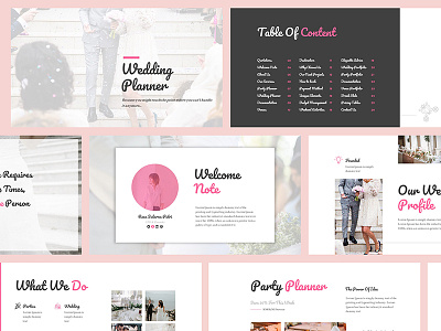 Wedding Organizer Powerpoint Template by Giant Design on Dribbble