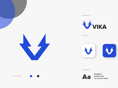 VIKA branding graphic design logo ui