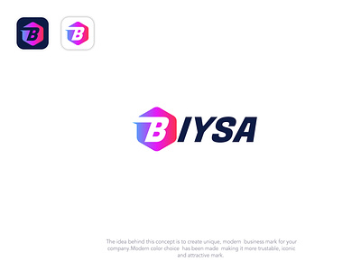 BIYSA branding graphic design logo ui