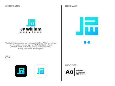 JP branding graphic design logo ui