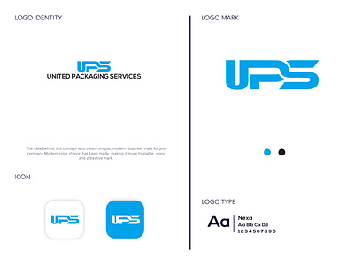 UPS branding graphic design logo ui