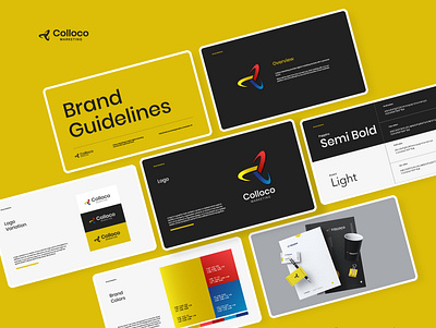 COLLOCO branding graphic design logo ui