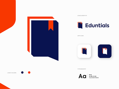 EDUNTIALS branding graphic design logo ui