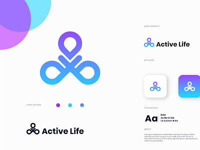 Active Life branding graphic design logo ui