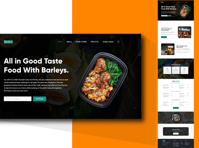 Barleys branding graphic design ui