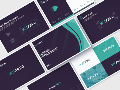 WeFree Style Guideline branding graphic design logo ui