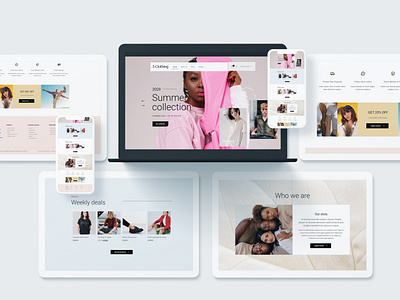 Clothing Website Ui Design