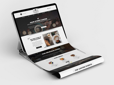 Coffee Shop Ui design ui website design