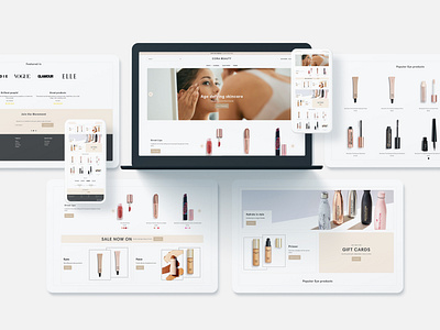 CORA BEAUTY UI DESIGN