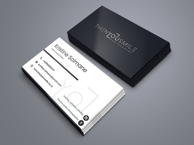 Thenyousmile business card by Fanz Creative on Dribbble