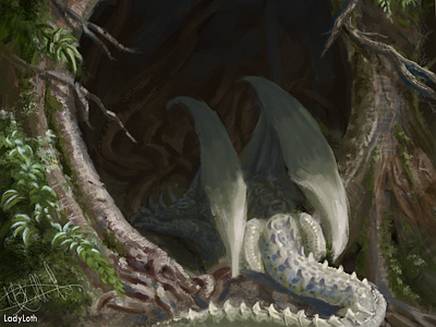 "I am sneaking" artwork dnd dragon dungeonsanddragons fantasy art illustration art