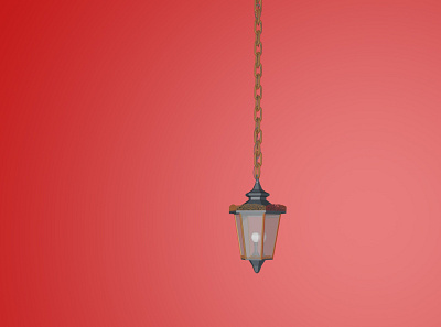 lamp 3d art cinema 4d illustration