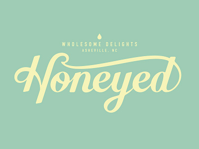 Honeyed pt.2 custom lettering script type