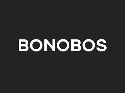 Bonobos Wordmark bonobos fashion logo logotype type typography wordmark