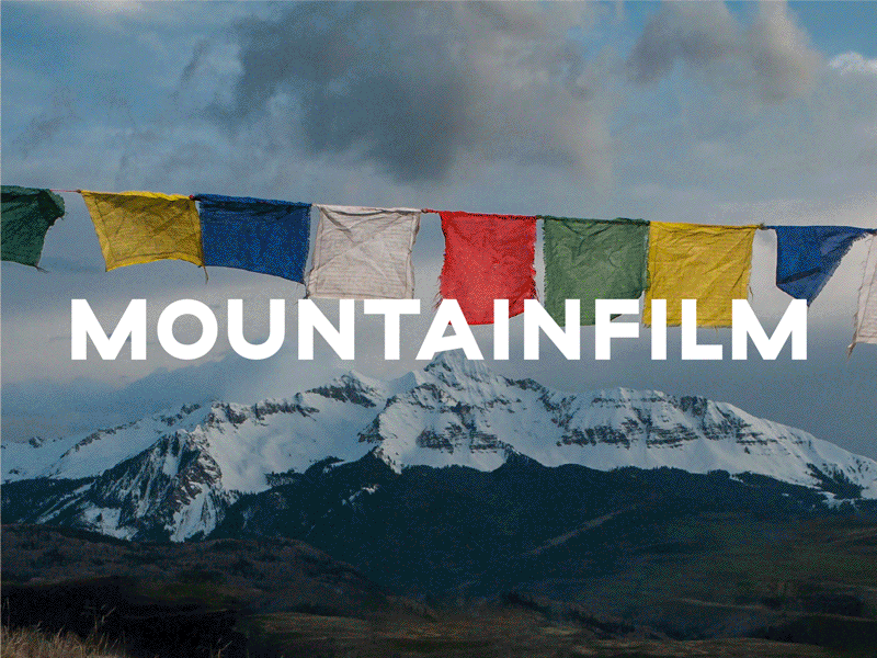 Mountainfilm branding custom type identity logo typography
