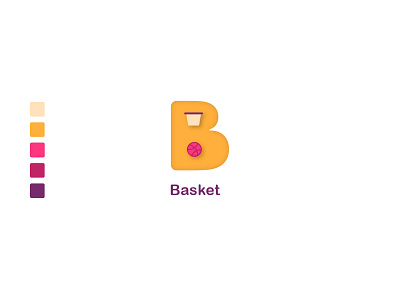 Basket ball basket basketball logo branding concept concept art dribble inovative logo nba new symplicity