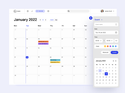 Calendar design