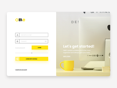 OMe-Login page