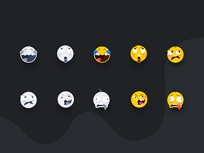 Emoji-2 icon illustration ui