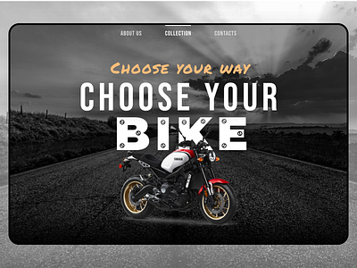 Motorcycle Store Website design ui ux web