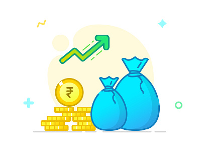 Investment Icon angular gradient icons finance icon gradient gradient icons icon iconography icons indian finance icon money bag money bag icon money icon rupee icon