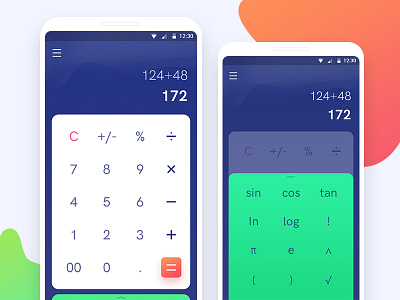 Calculator App Design Challenge For uplabs android app calculator calculator android app calculator app