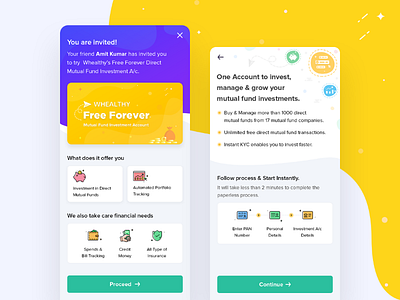 Finance app designs