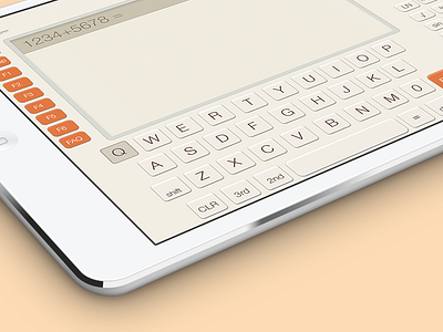 Cas Calc 3D UI app interface ios ios7 ipad ui