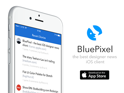 BluePixel - the best iOS Designer News client