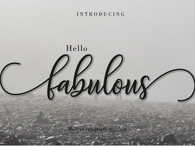 Font Fabulous Script