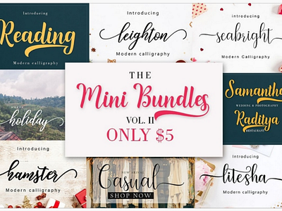 Font Mini Bundles Vol. II