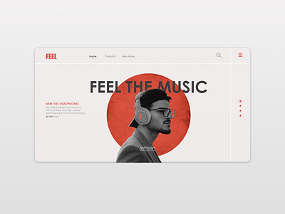 Web design inspiration (Headphone brand website concept) adobexd branding design ui ux uidesign webdesign