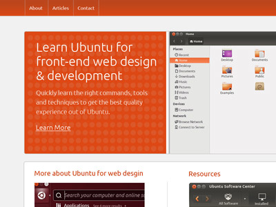 Home Dribbble learn open source ubuntu