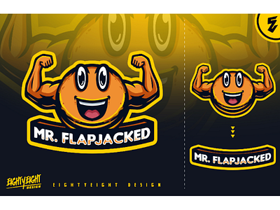 MR. FLAPJACKED MASCOT avatar discord emote esport game gamer logo mascot mascotlogo mixer overlay photo profile sport streamer sub badge twitch youtube