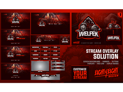 Custom Stream Twitch Overlay for Welfek