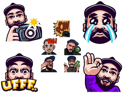 Custom Twitch Emotes for MMPASCAL (PASCAL KEROUCHE)